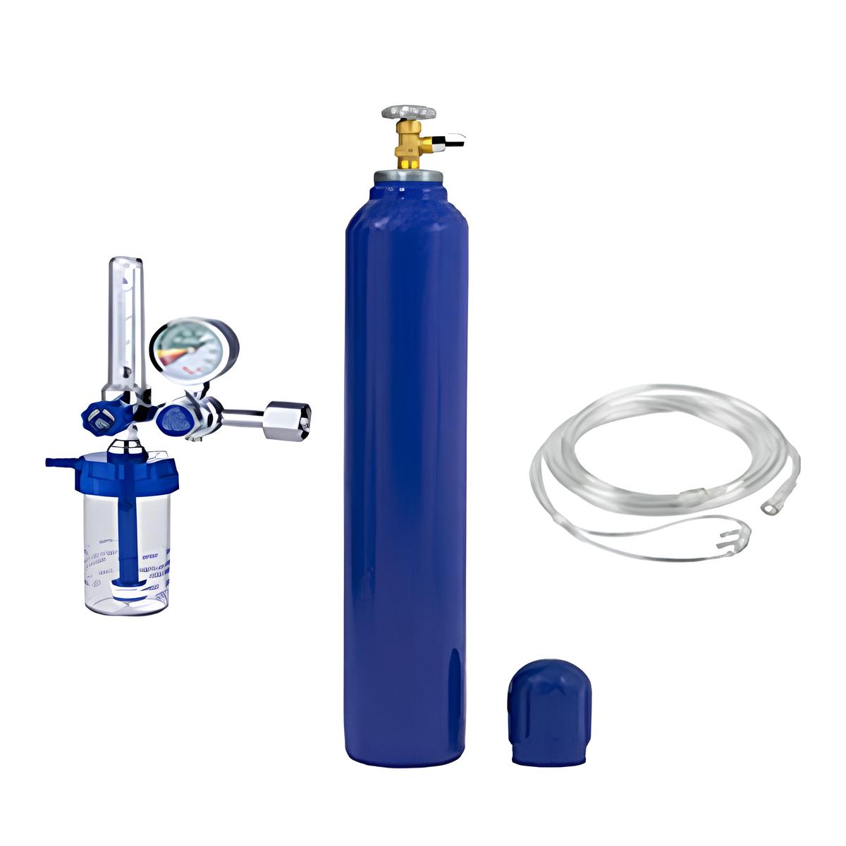 2 LT Oksijen Tüpü ve Monometre Seti 